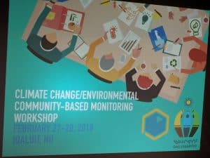 Climate change workshop banner