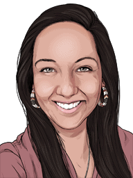 portrait of Courtney, teach team