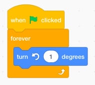Scratch code blocks.