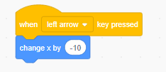 Scratch code blocks.