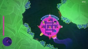 A pink orb.