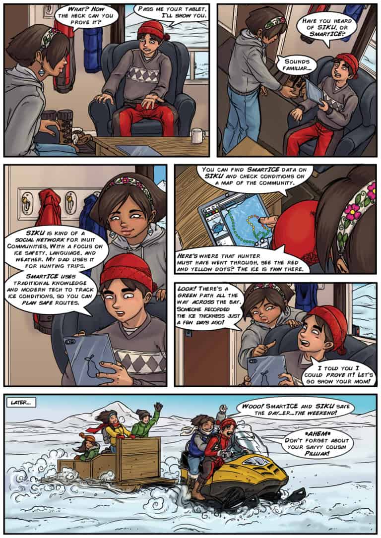 The second page of the bytesized comic by Ian MacLean.