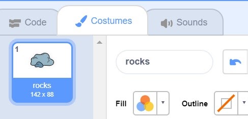 Change rock size.