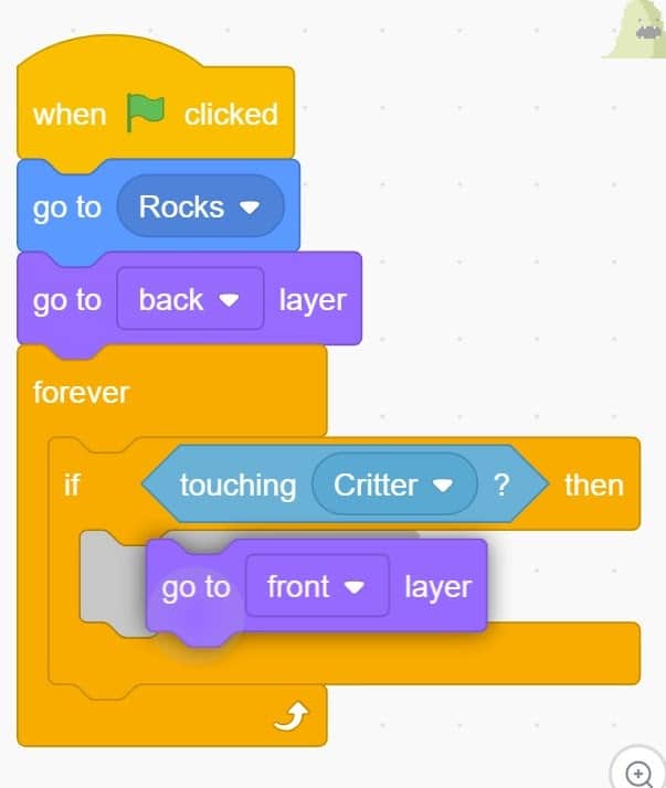 Scratch code blocks stacked.
