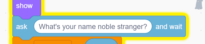 Scratch code highlighted.