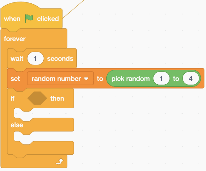 Scratch code blocks.
