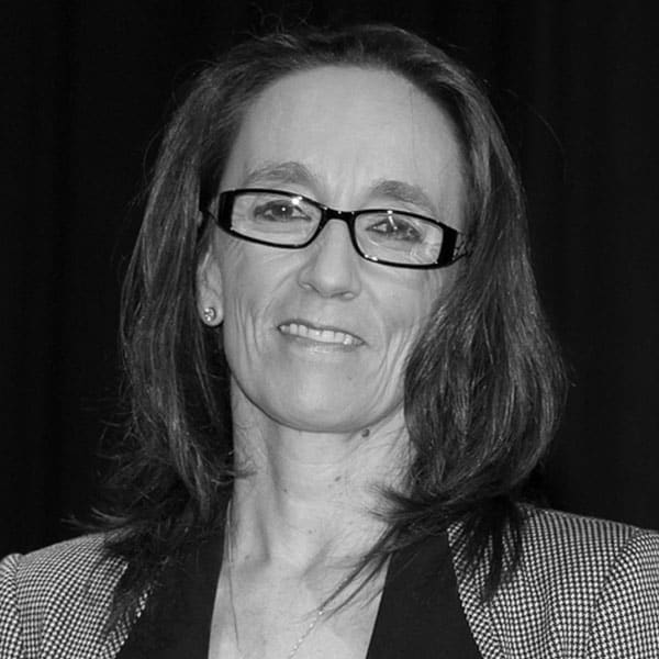 A portrait of Wendy Barber.