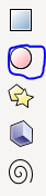 Dot tool selected.
