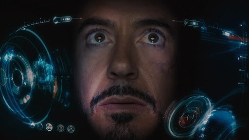 A close-up shot from a movie.