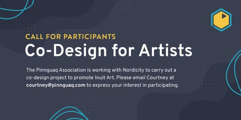 a co-design for artists poster.