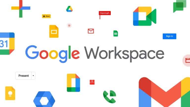Google Workspace logo displayed with various logos.
