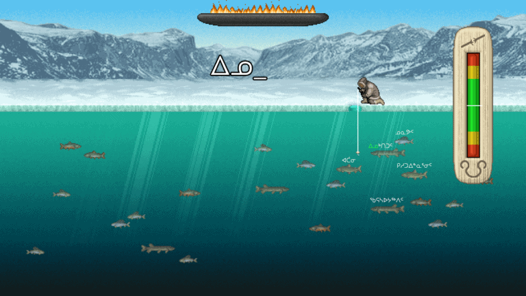 Iqalliarluk game interface.