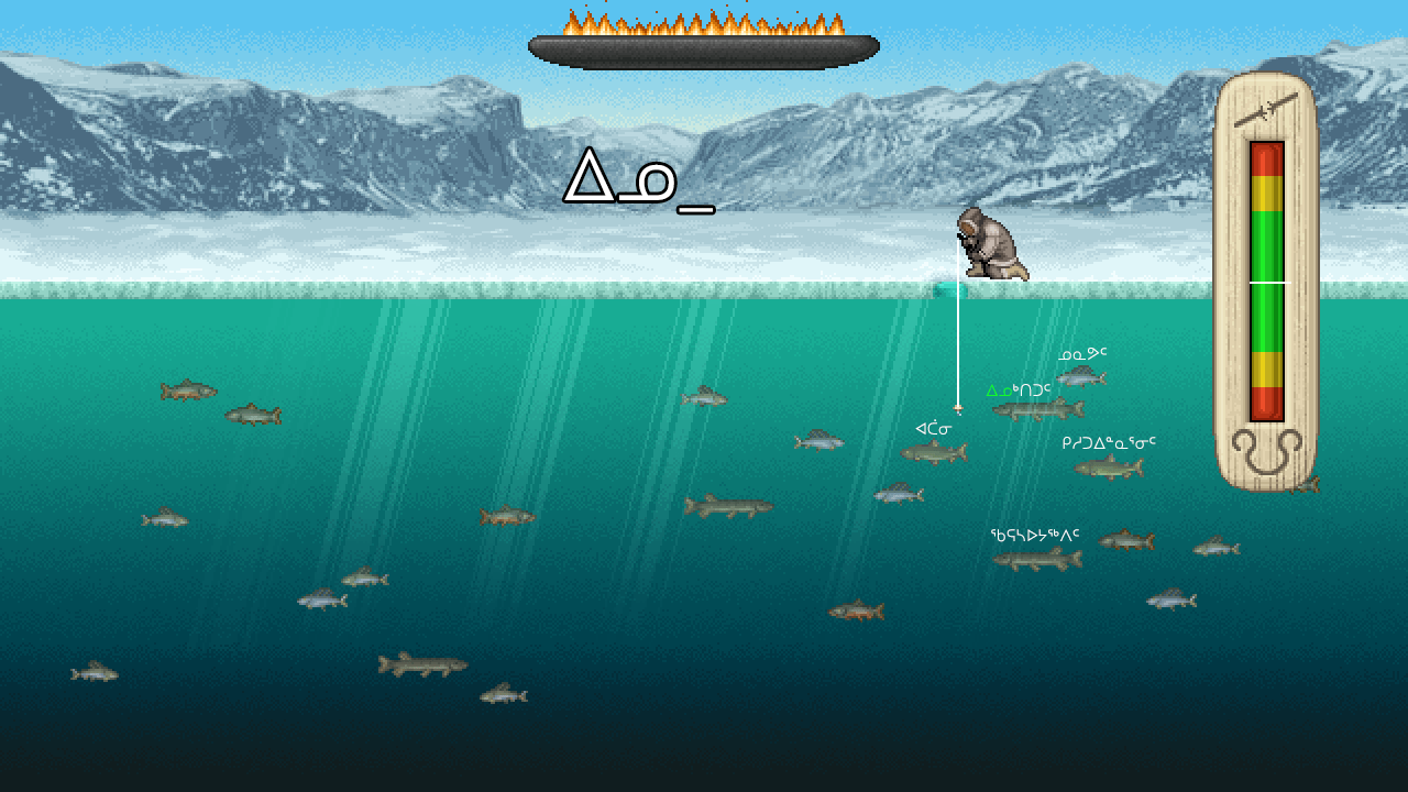 Iqalliarluk game interface.