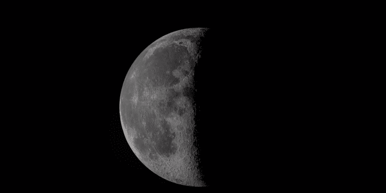 The moon in a phase.