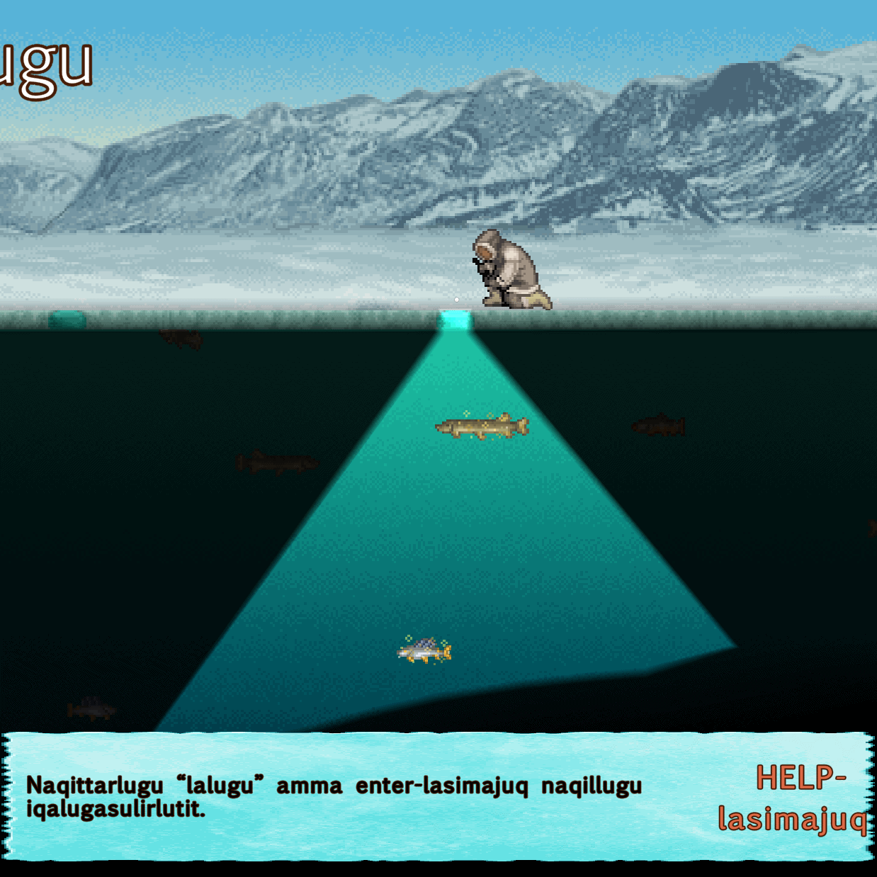 Iqalliarluk start up screen.