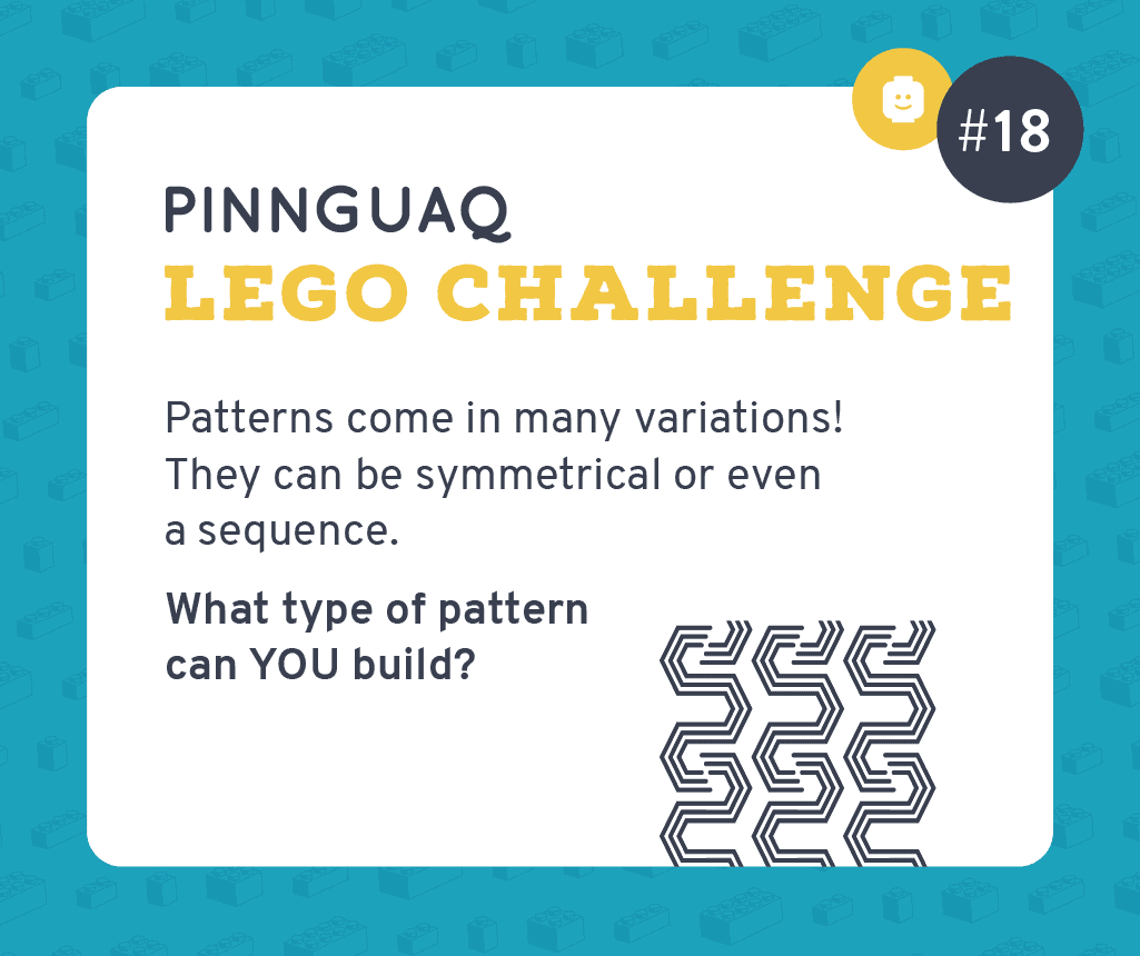 Pinnguaq's K–3 Lego Challenge #18 card.